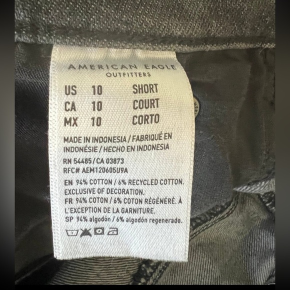 American Eagle Outfitters Dark Gray Jeans - Picture 2 of 4